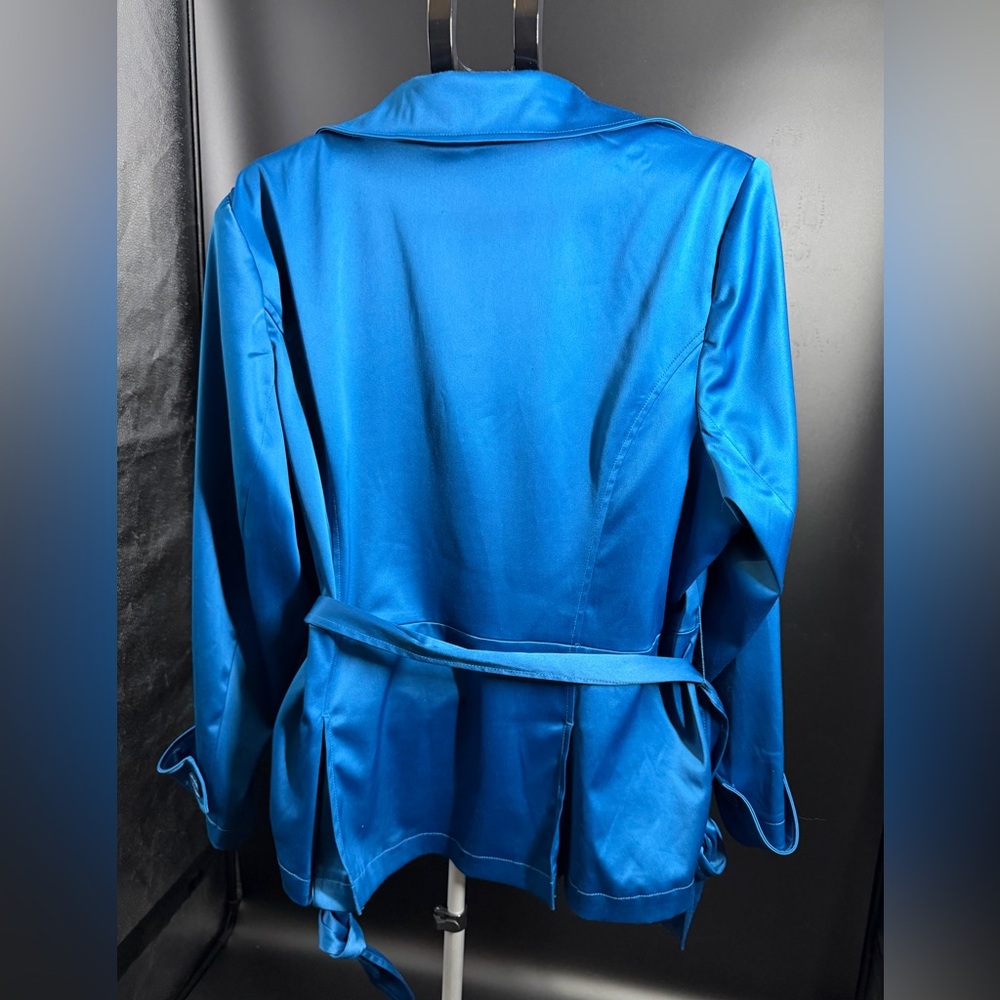 NEW/LANE BRYANT Gorgeous Blue JACKET| Heavy Outer COAT| WOMEN'S Size 24 - Picture 6 of 11